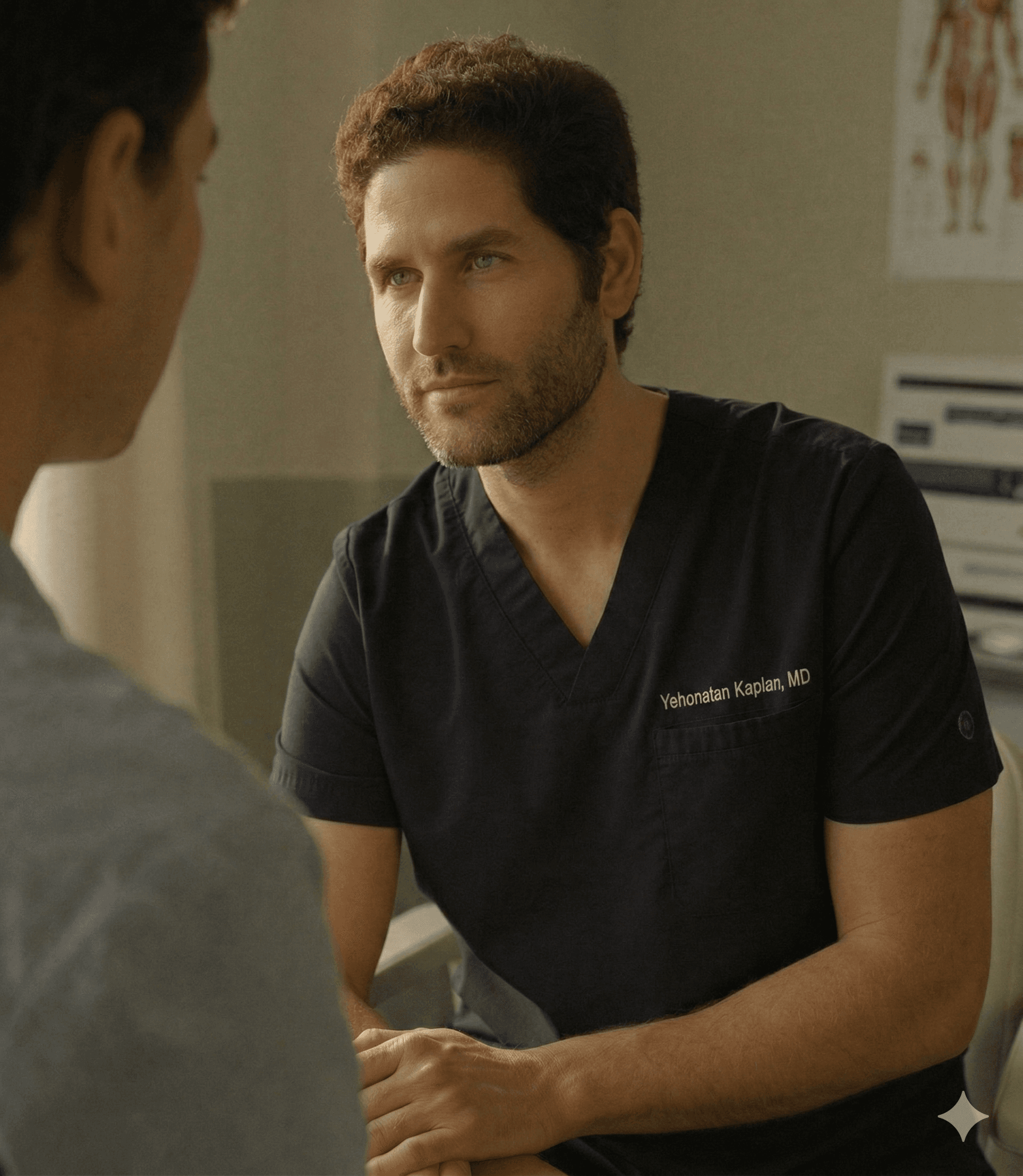 Dr. Kaplan during a medical consultation